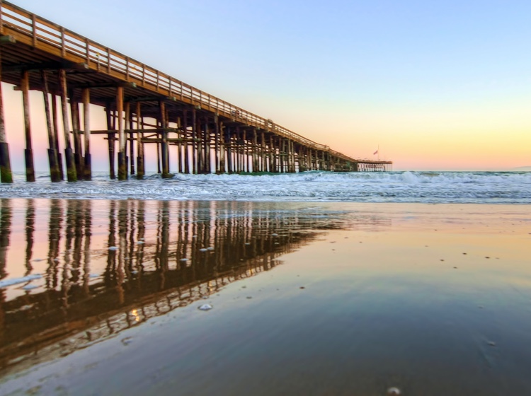 Ventura - Santa Barbara beach landscape