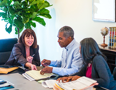 People in meeting